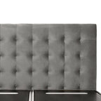 Κρεβάτι με Αποθηκευτικό Χώρο Hauz Nina Malcom 19 Light Grey / 200x200